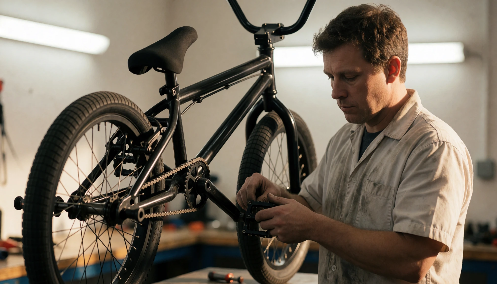 Détailler le processus de réglage des pédales BMX pour optimiser la puissance de pédalage et la sécurité