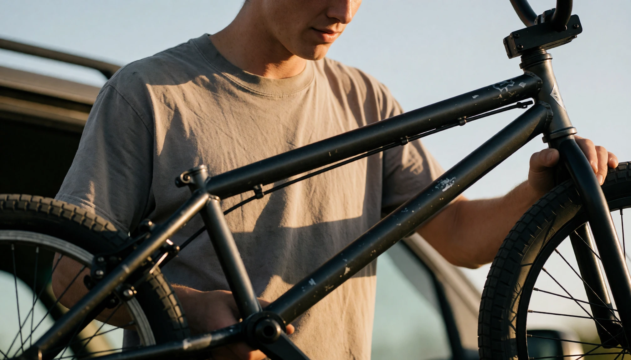 Préparer le transport d’un BMX sans endommager le cadre ni les roues